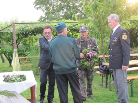 Slovesnost ob odhodu JLA iz SV Slovenije, 5.7.2014 na Gibini 14